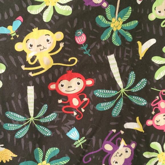 Zoe & Chloe Printed Scrub Top s/p - Picture 2 of 5